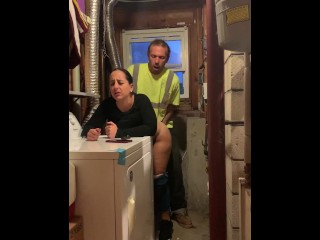 Banging a cheating fat ass in the basement