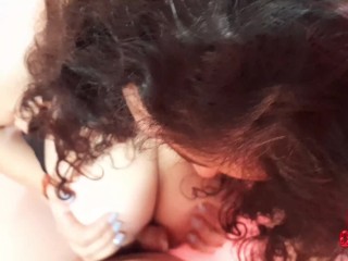 My stepsister gives me a high titjob and then drinks all the cum Eddie Queens ft. Babyluna939