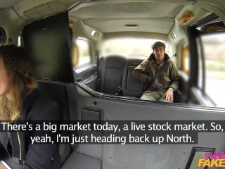 Ava Austen Fucking a British Farmer in the back of her London Cab - Female Fake Taxi