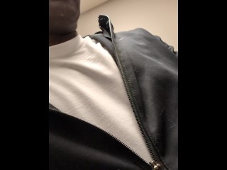 Risky restroom sex at public bowling alley with Him. BadBlondieMonroe