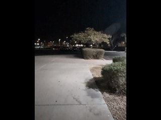 Part 2 to our night out bowling. Risky outside public fun with Him. BadBlondieMonroe