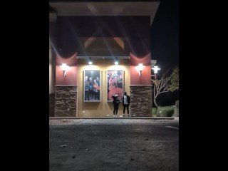 Part 2 to our night out bowling. Risky outside public fun with Him. BadBlondieMonroe