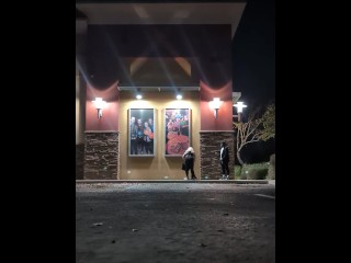 Part 2 to our night out bowling. Risky outside public fun with Him. BadBlondieMonroe