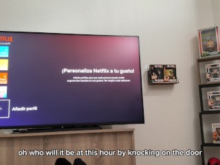 Mi Vecina Viene a Mi Casa Por Azúcar y Termina Follando Conmigo Por Dinero