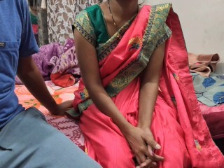 The maid took off the saree and got her pussy and ass by fucking her owner