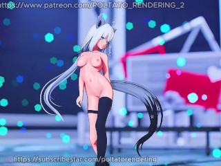 【MMD ホロライブ 4K/60fps】《Shirakami Fubuki (白上フブキ)》~《STELLAR - MARIONETTE(마리오네트)》
