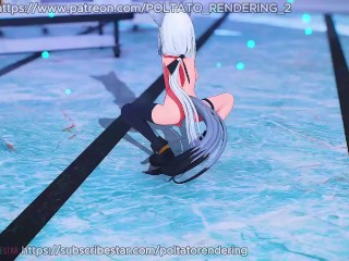 【MMD ホロライブ 4K/60fps】《Shirakami Fubuki (白上フブキ)》~《STELLAR - MARIONETTE(마리오네트)》