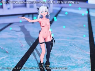 【MMD ホロライブ 4K/60fps】《Shirakami Fubuki (白上フブキ)》~《STELLAR - MARIONETTE(마리오네트)》
