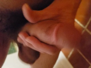 Bro check out my saggy nuts in the shower