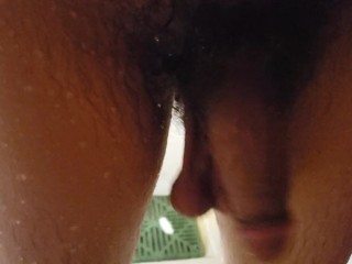 Bro check out my saggy nuts in the shower