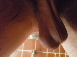 Bro check out my saggy nuts in the shower