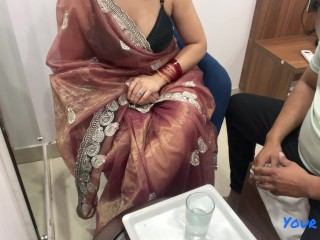 Female Boss Fucks with Office Boy in the Office