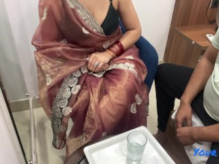 Female Boss Fucks with Office Boy in the Office