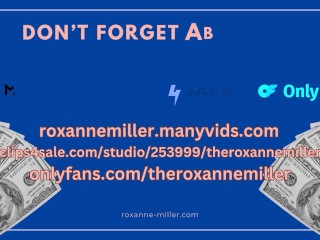 Roxanne Miller BBW MILF roleplay taboo huge boobs huge tits cum 