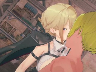 【ゼンレスゾーンゼロ イヴリン・シェヴァリエ】3Dエロアニメーション(背後乳揉み⇒手マン⇒手コキ⇒フェラ⇒セックス いぶりん3 ZZZ Evelyn Chevalier hentai sex.伊芙琳