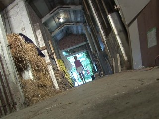 Young Russian Katerina Vavrova Sucks Off an Old Man Through Jail Cell Bars- Skankery