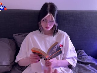 Stop reading the book your roommate wants to fill your pussy.