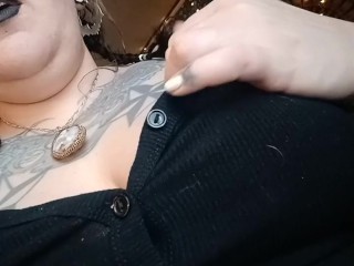 POV: Huge cock loving, chubby bbw girlfriend can't wait to suck cock completely dry