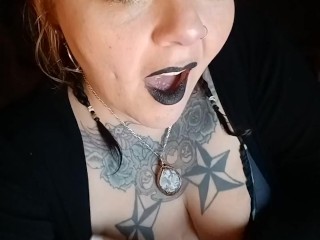 POV: Huge cock loving, chubby bbw girlfriend can't wait to suck cock completely dry