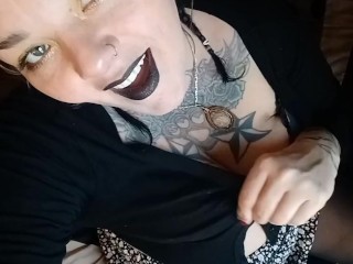 POV: Huge cock loving, chubby bbw girlfriend can't wait to suck cock completely dry