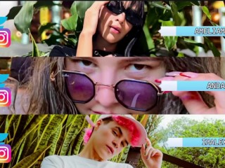 TETAS GRANDES! 🔥 tetona de 18 años sorprende a sus amigas y se ponen a mamar.