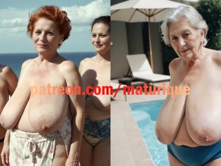 Artemis Athena saggy tits