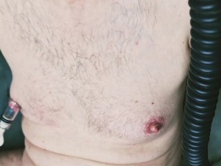 Review of New Devices. Chastity Belt, New Dildo, Nipple Pump, Anal Electric Plug