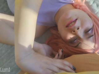 CORNUDO SALÍO MAL!! Novia recibe LECHE y ahora se hizo adicta a el vecino - Cuckold session 09