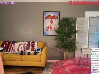 Livestream FAIL - Twitch streamer showing tits on stream - Banned for lewd conduct - morgpie vod