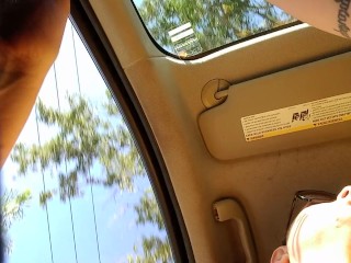 Driving around the city flashing my titties being naughty onlyfans @strawberry926
