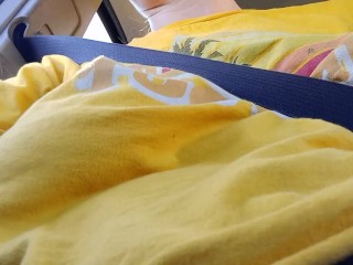 Driving around the city flashing my titties being naughty onlyfans @strawberry926