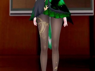 Keqing Undress Dancing and Nude Sex With Kaedehara Kazuha Genshin Impact Hentai Mmd 3D All Colors