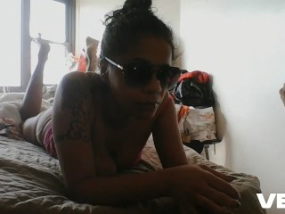 MEASURING BIG DICK WITH RULER AND GIVING BLOW JOB GOOD FEMALE