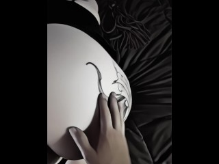 Flogging Big Ass - Animated Erotic Art