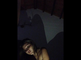 I make a hot video for my lover showing my tits.