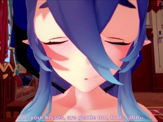 Layla blowjob & Fucking on Jeans Office | 1 | Genshin Impact | Full & POV on patreon: Fantasyking3