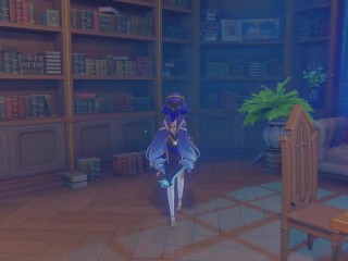 Layla blowjob & Fucking on Jeans Office | 1 | Genshin Impact | Full & POV on patreon: Fantasyking3