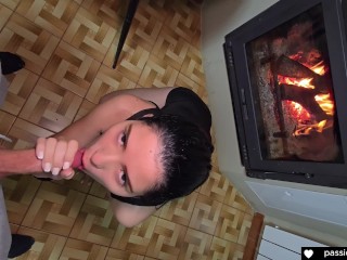 my neighbor gets fucked when her husband is not there I cum in her pink pussy AMATEUR!!!!