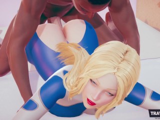 Invisible Woman lying in bed getting fucked by a Big Black Cock  // parody