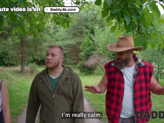 DADDY4K. Lowkey stepson didn’t know how his fiancee is good in sucking his Daddy’s cock