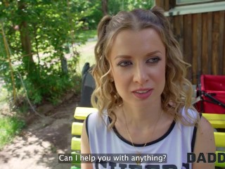 DADDY4K. Lowkey stepson didn’t know how his fiancee is good in sucking his Daddy’s cock