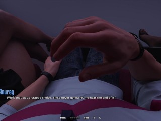 Horny Stepsister Giving Me Blowjob While Watching a Movie - 3D Hentai - Life in Santa County