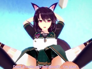 POV Hentai Footjob From Melantha from Arknights