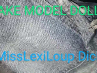 MissLexiLoup trans female tight rectums ass fucking sticks dick up fake model doll A1