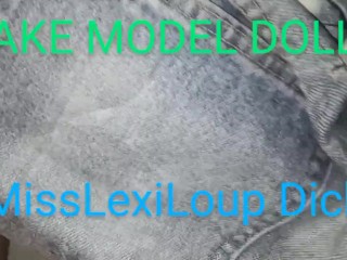 MissLexiLoup trans female tight rectums ass fucking sticks dick up fake model doll A1