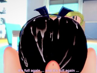 POV Hentai Footjob from Black Canary from Batman