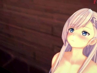 Belfast on bikini hard fucked on the pool | 4 | Azur Lane | Full & POV on patreon: Fantasyking3