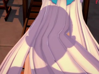 Belfast on bikini sex on the pool | Free POV | Azur Lane | Full & POV on patreon: Fantasyking3