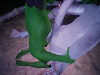 Elves, Tigers, & Passion - A Mystic Union of Fur & Fantasy