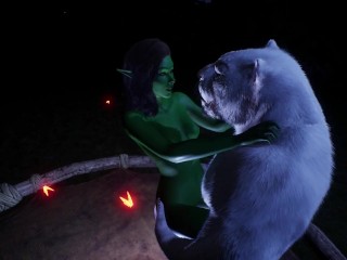 Elves, Tigers, & Passion - A Mystic Union of Fur & Fantasy